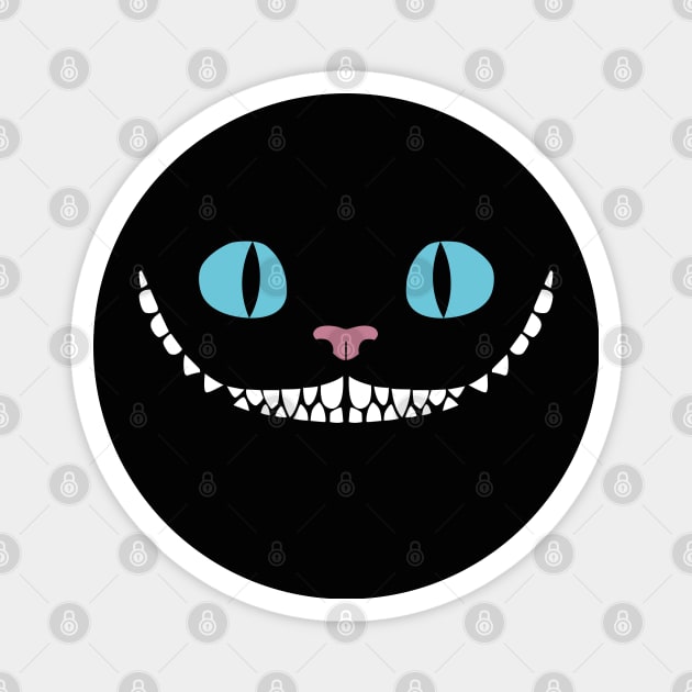 Cheshire face Magnet by AndyDesigns